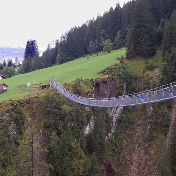 Hengebrua ved Holzgau, Tirol, Østerrike