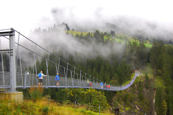 Hengebrua ved Holzgau, Tirol, Østerrike