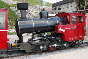 På togreise i Østerrike, Schafbergbahn, Salzburgerland, Østerrike