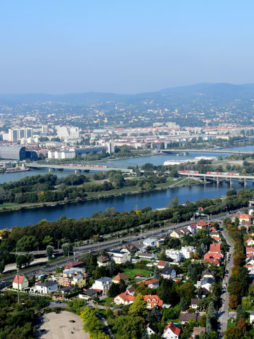 De beste utsiktspunktene i Wien, Donau, Østerrike