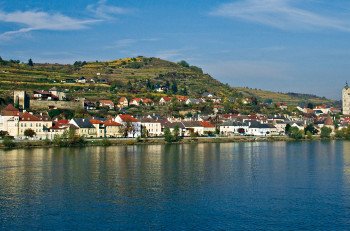 Stein an der Donau (nær Krems), Wachau, Niederösterreich, Østerrike.