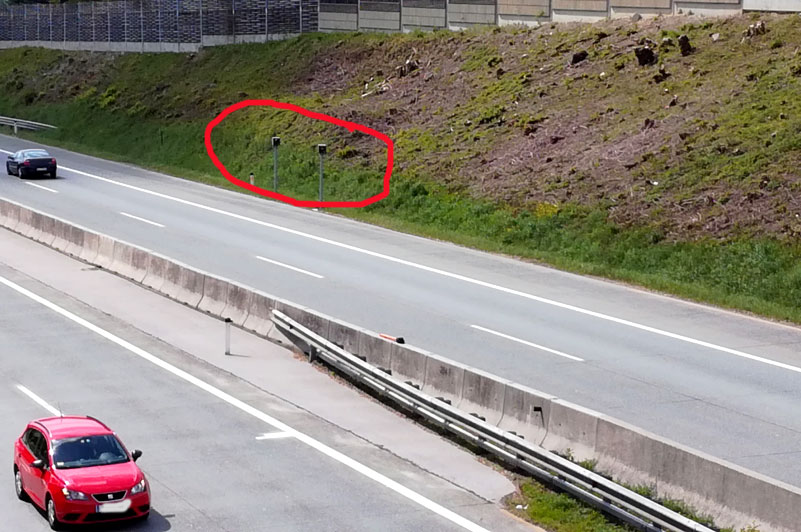 Fartskameraer på motorveien - bilferie i Østerrike