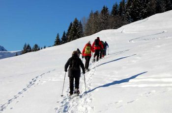 Trugevandring ved Hirschegg, Kleinwalsertal, Vorarlberg, Østerrike