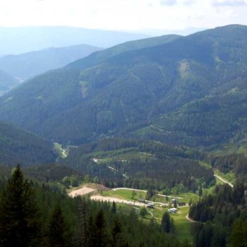 Panoramavandring ved Brunnalm, Steiermark, Østerrike