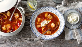 Pannonische Fischsuppe