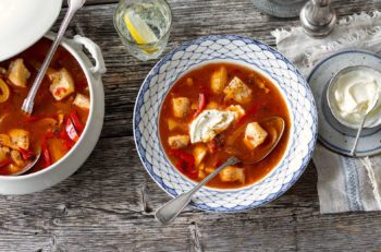 Pannonische Fischsuppe