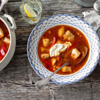 Pannonische Fischsuppe