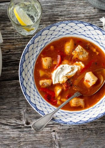 Pannonische Fischsuppe