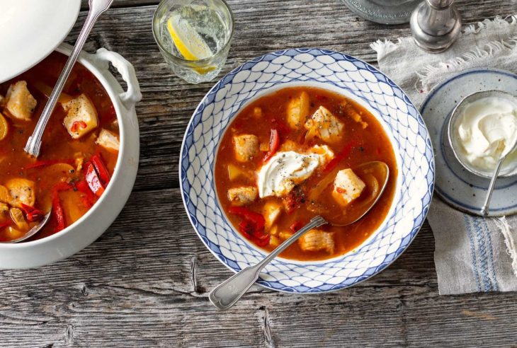 Pannonische Fischsuppe
